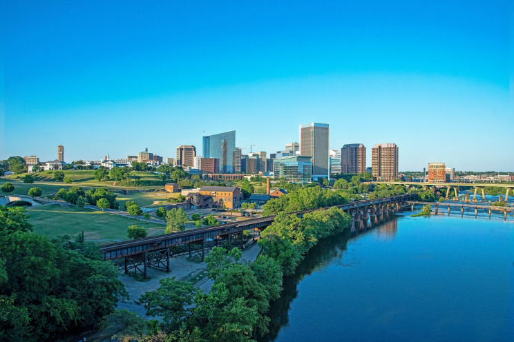 Richmond skyline river